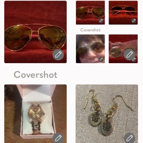 Juicy Couture?rim/rose gold NIP?+?Matching watch NIB+1.5”w Juicy Dangle? main image 13